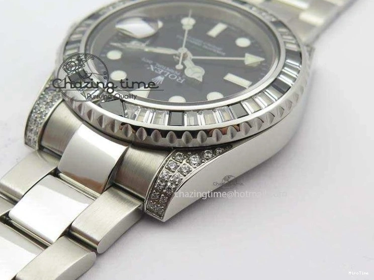 MiroTime 0405 GMT-Master II 116759 SS Bp-Maker Black Ruby Crystal Black Dial On SS Bracelet A UrbanChic 3767